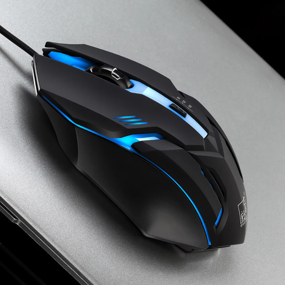 Новая игровая мышь DPI 800/1200/1600 K2 красочная Регулируемая оптическая компьютерная
