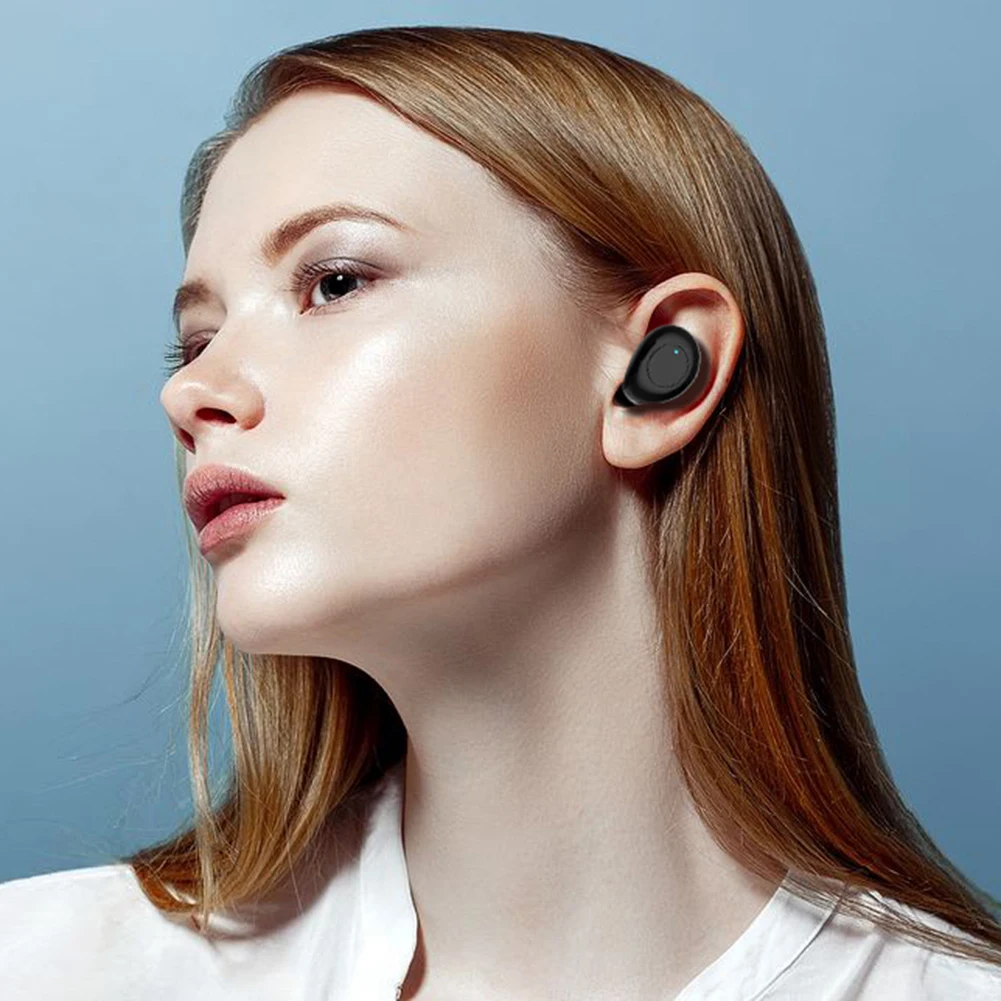 J1 Водонепроницаемая Bluetooth-совместимая гарнитура 5 0 со светодиодным дисплеем и