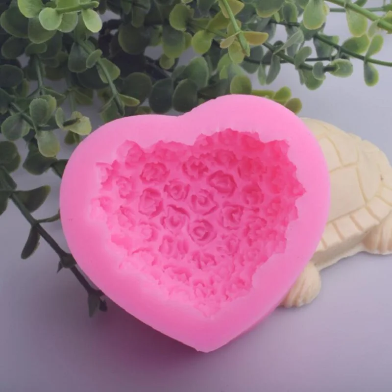 3D Цветочная Форма для помадки форма кексов желе конфет шоколада украшение