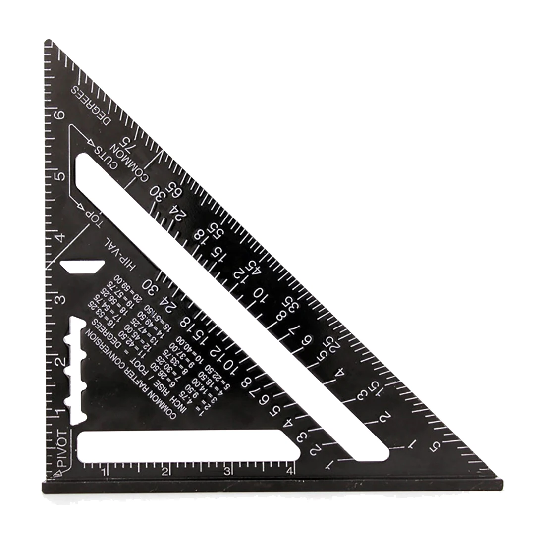 

Angle Ruler 12 inch Metric Gauge Rulers Aluminum Alloy Triangular Measuring Ruler Woodwork Speed Square Triangle Angle Protra