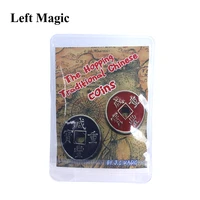 the hopping traditional chinese coins magic tricks close upprofessional coin magic propsillusionfunmagician coin jumping