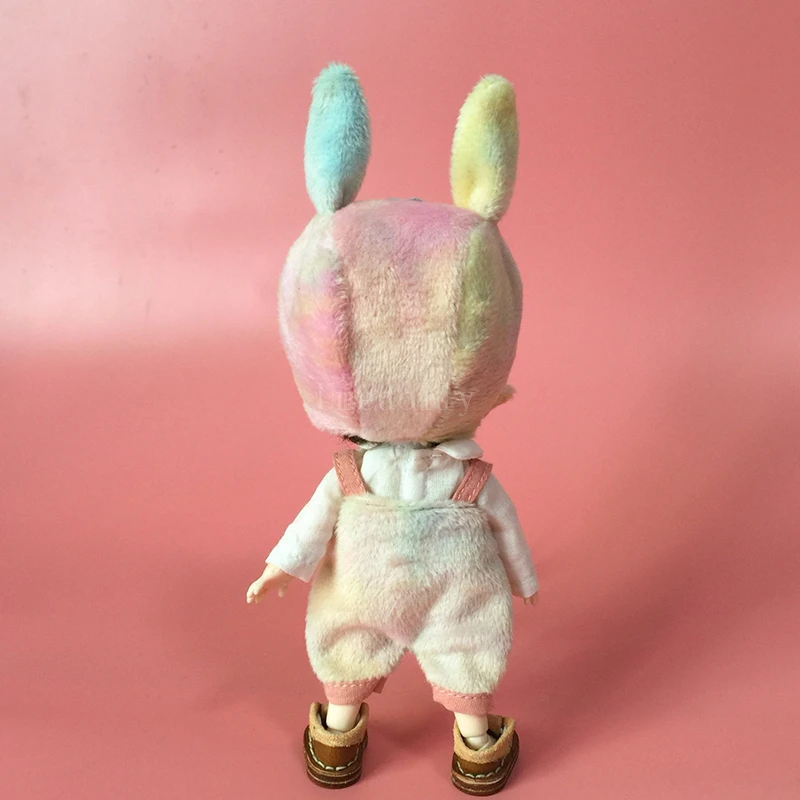 Cute 1/12 BJD Obitsu 11 кукла Женская одежда для OB11 слюнявчик куклы брюки рубашка шляпа