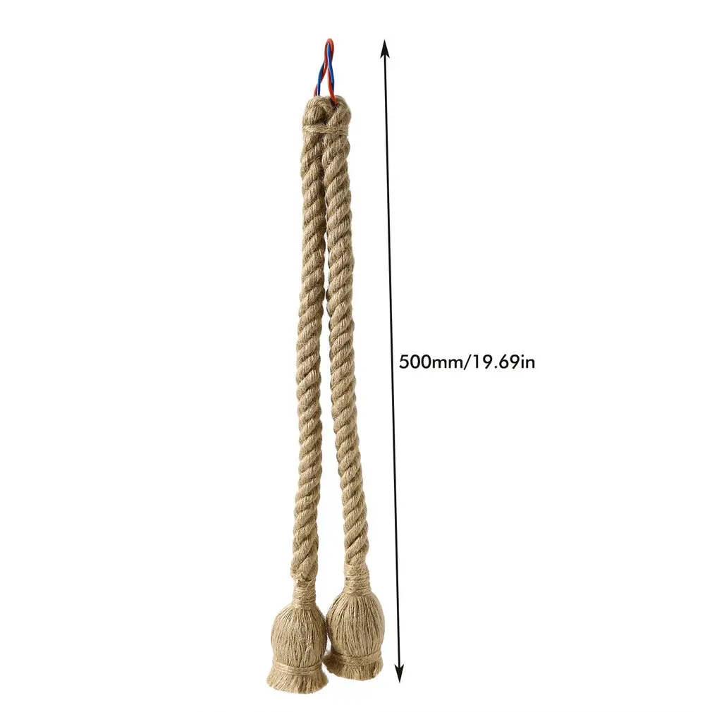 

E27 Industrial Pendant Lamp Double Head Vintage Edison Rope Ceiling Light Home Restaurant Themed Party Decoration Hemp Rope