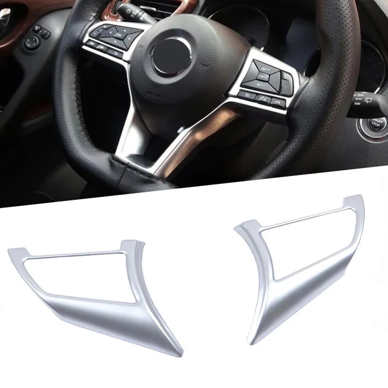 Для Nissan Qashqai J11 2018-2019 Внутренняя крышка кнопки рулевого колеса отделка ABS матовые