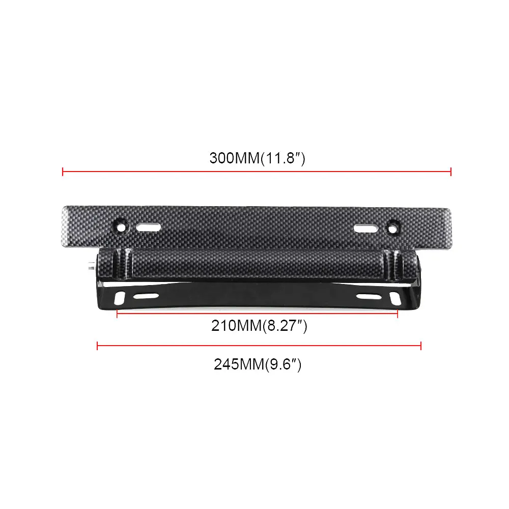 License Plate Frame Racing Holder Adjustable Bracket Car Styling Carbon Fiber U.S. Regulations | Автомобили и мотоциклы