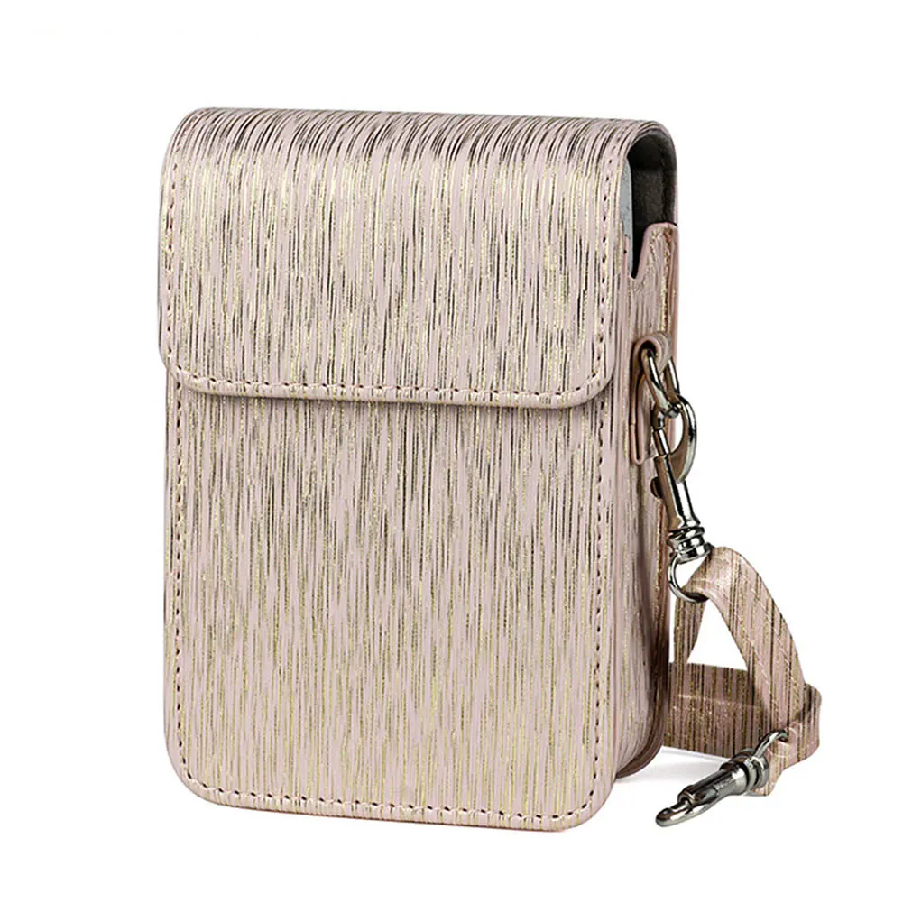 Легкая сумка для камеры из искусственной кожи с плечевым ремнем защитой от