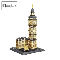 mailackers london big ben model building blocks city street view christmas gifts educational toys figures constructions on model