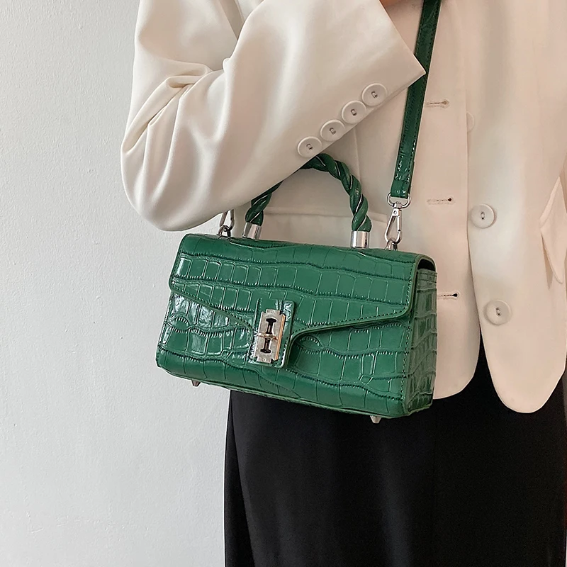 

Сумки-Кроссбоди женские, из крокодиловой кожи, 2021