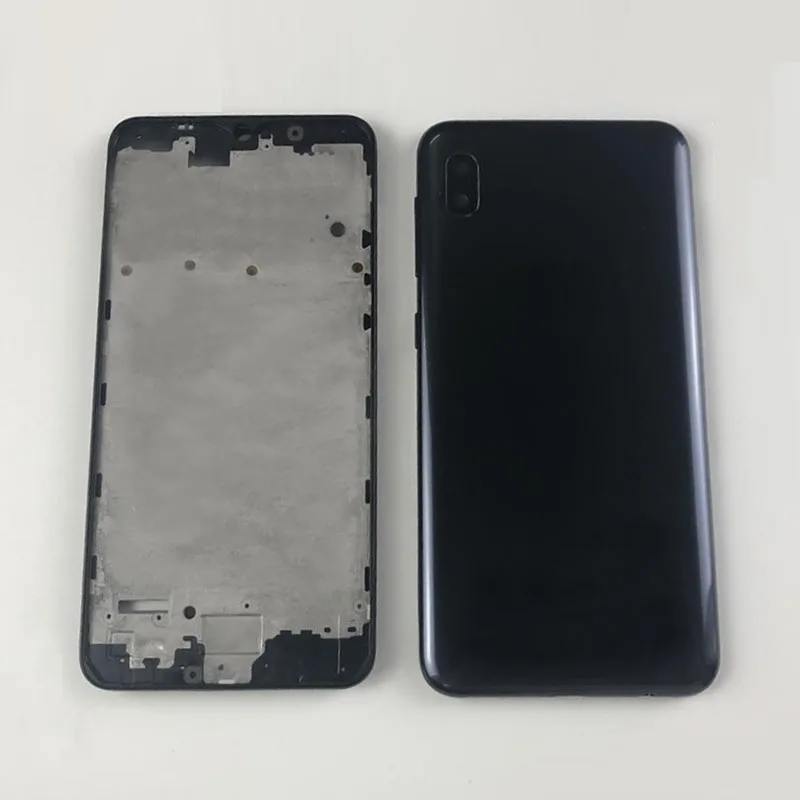Для Samsung Galaxy A10 2019 A105 A105F SM-A105F/DS Корпус Передняя рамка ЖК-дисплея + задняя крышка