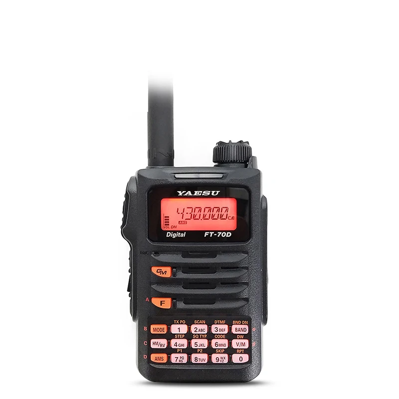 

YAESU FT-70D Противоударная VHF/UHF DMR Водонепроницаемая VHF портативная УВЧ-радиостанция walkie talkie Waterproof, Talkie walkie 50km