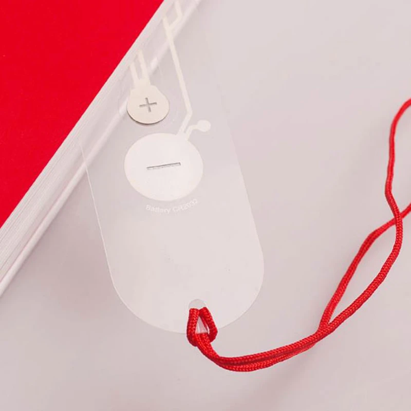 Портативный светодиодный мини-светильник для книг закладка аккумулятора