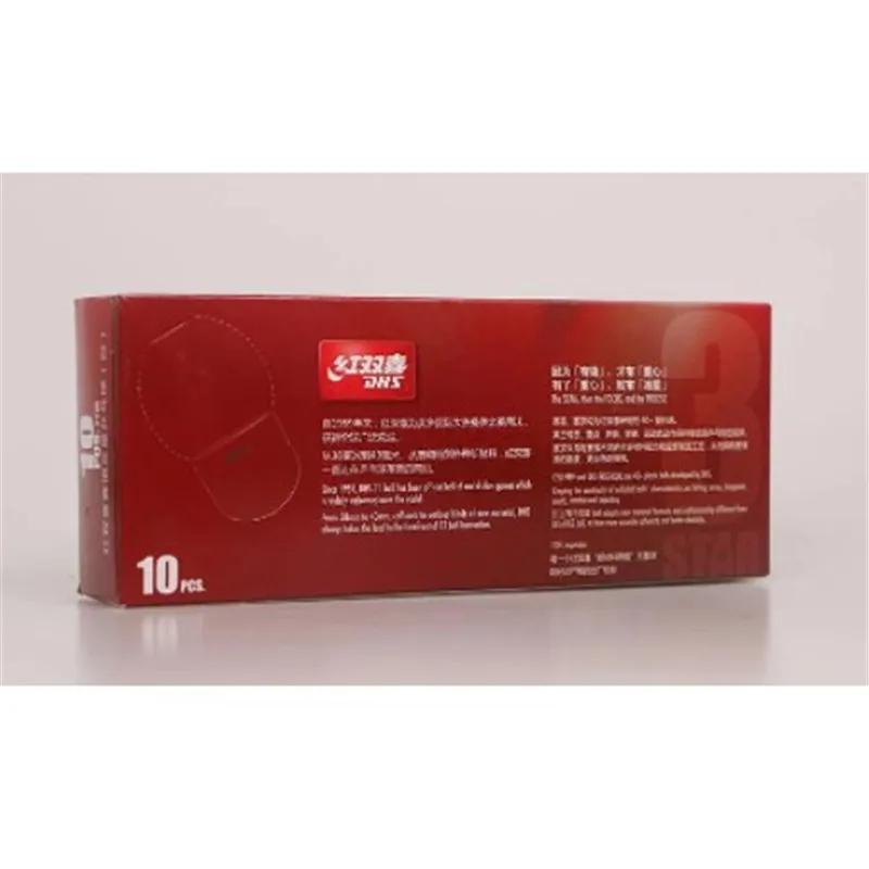 

DHS 3 Star D40 Table Tennis Ball 3-STAR New Material ABS Seamed Poly Plastic Original DHS Ball 3 Star Ping Pong Balls -40