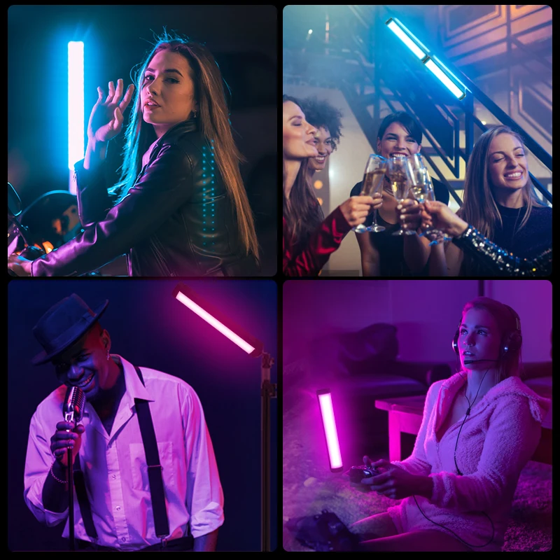 Ulanzi VL110 RGB Светодиодная лампа-трубсветильник для видеосъемки полноцветная