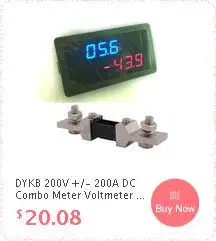 Dykb DC 200V 0-500A кулометр измерителль батареи монитор напряжение тока мощность литий-ионная Lipo Lifepo4 свинцовый тестер кислотности