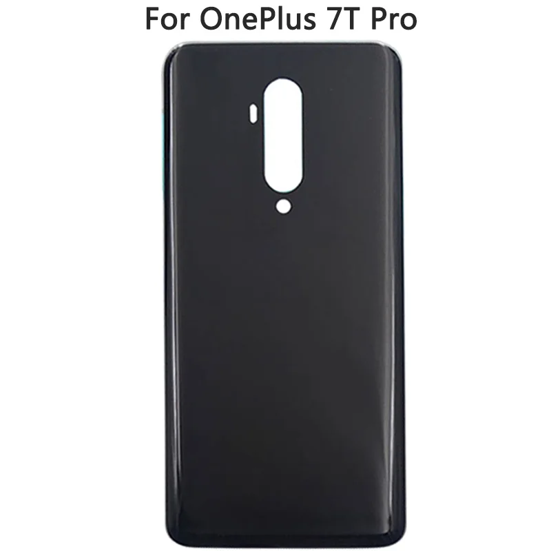 Новинка Крышка батарейного отсека для OnePlus 7T / Pro Задняя стеклянная крышка One Plus 7