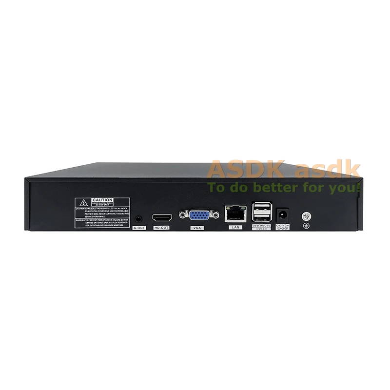 Сетевой видеорегистратор HD 5 Мп 16 каналов/4K 8 H.265 каналов для IP-камер ONVIF P2P Cloud -