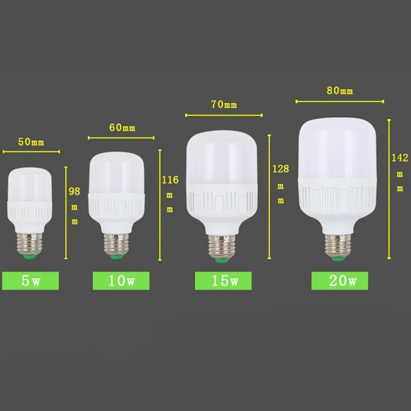 

220V E27 Led Bulb Light 5/10/15/20W Energy-saving LED Light Emergency Power Light, Suitable for Home Living Room Decoration
