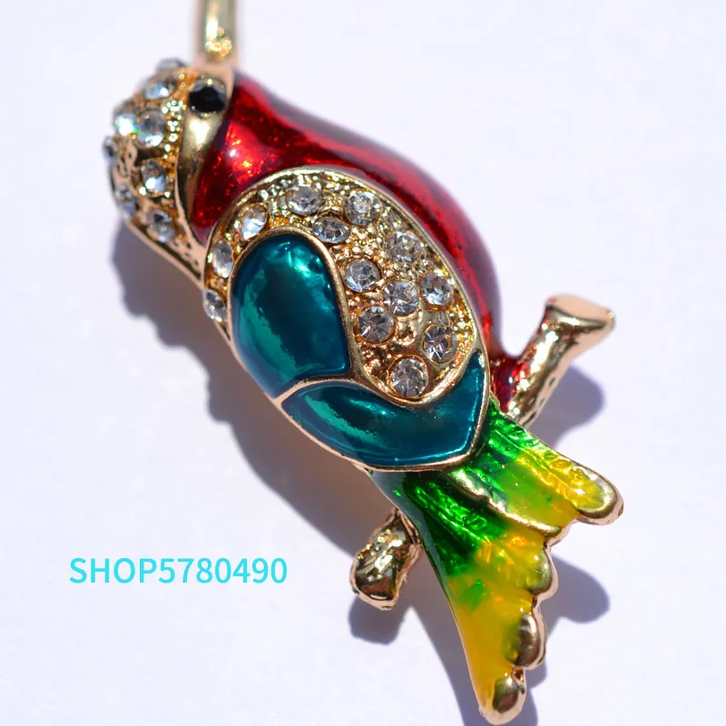 Модные ювелирные изделия броши Колибри разноцветные эмалированные булавки со