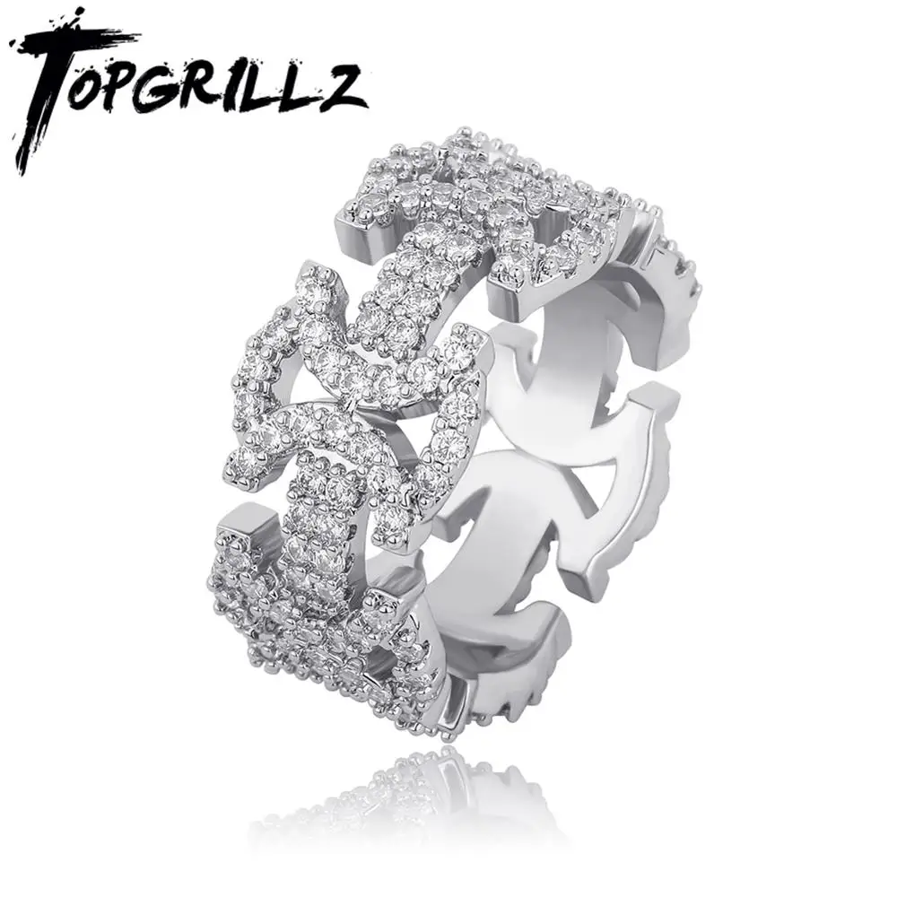 TOPGRILLZ 2020 новые кольца-бабочки высокого качества CZ кольцо медь Золотой Цвет