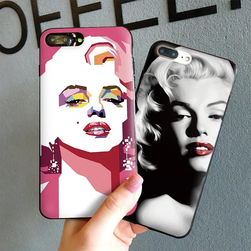 Для iPhone 6 6s 7 8 Plus X XR XS Max 5 5S SE чехол для телефона Мэрилин м мультфильм Симпатичные из