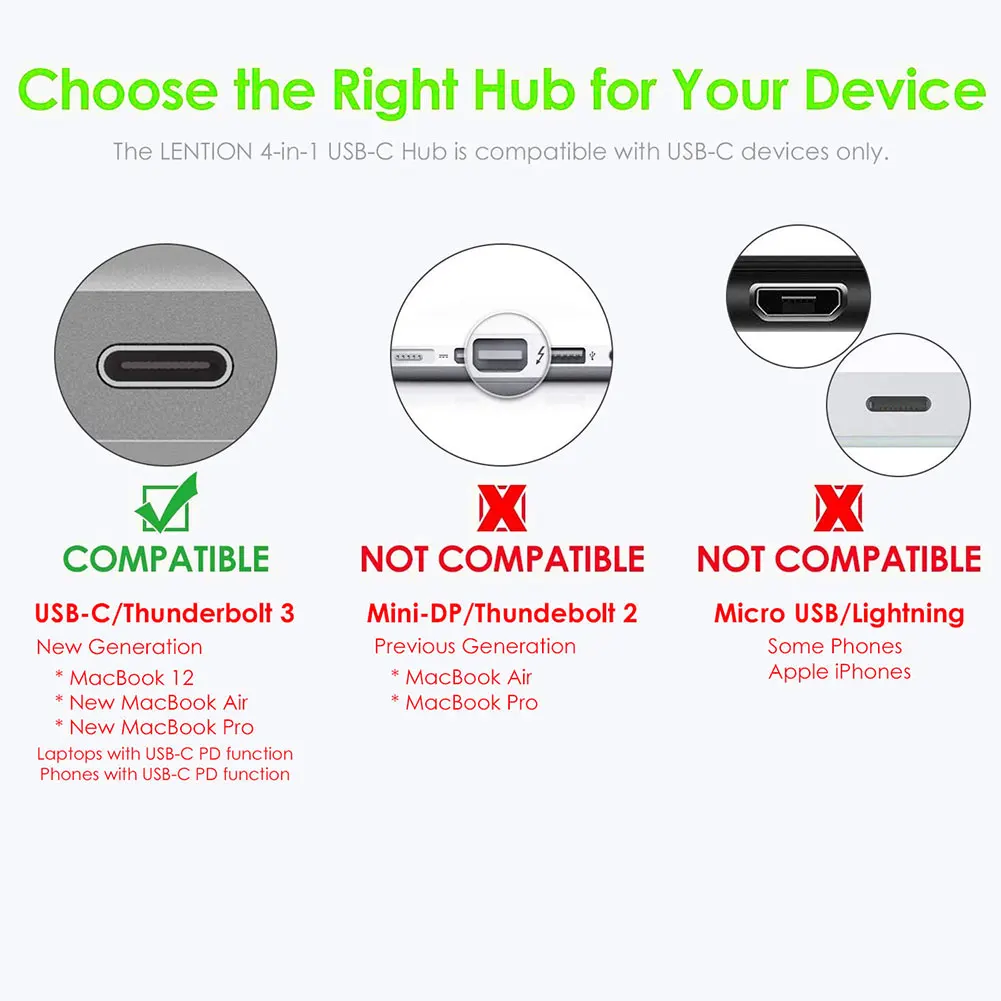 4 в 1 usb type c концентратор usb тип c до usb 30 д