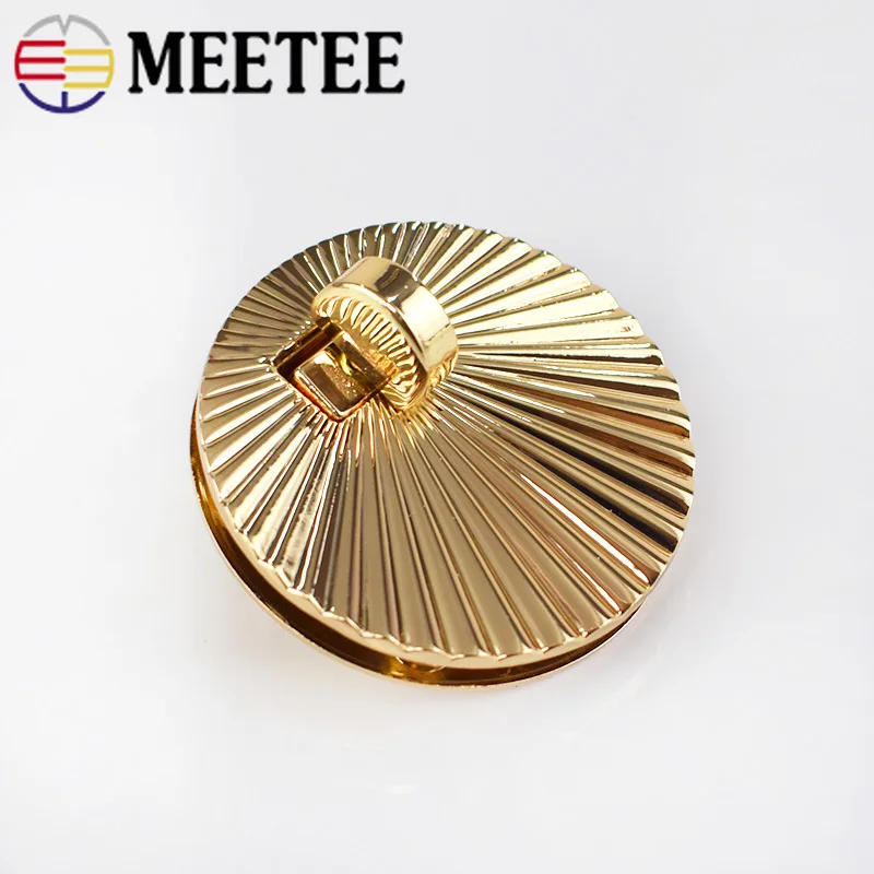 2/4 шт Круглые Женские сумки врезной замок металлический поворотный