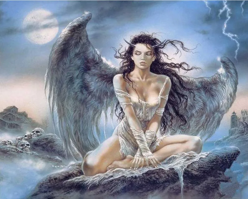 Набор для рукоделия Крылья Ангела Aida 14 каратный вышивки крестом домашний декор