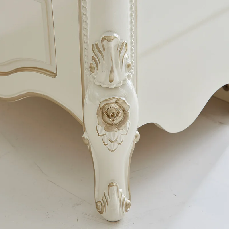 Простая двуспальная кровать в европейском стиле 1 5 м 8 мягкая сумка из белого дуба