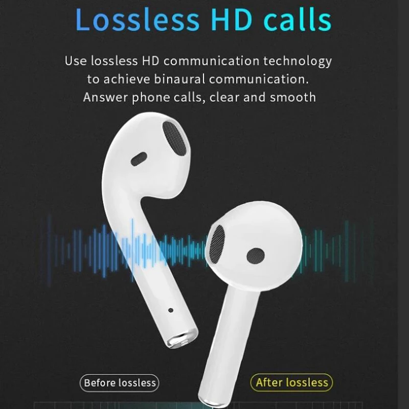 

Touch Control Wireless Headphone Bluetooth Earphones Sport Earbuds For Huawei Iphone OPPO Xiaomi TWS Music Headset With Mic