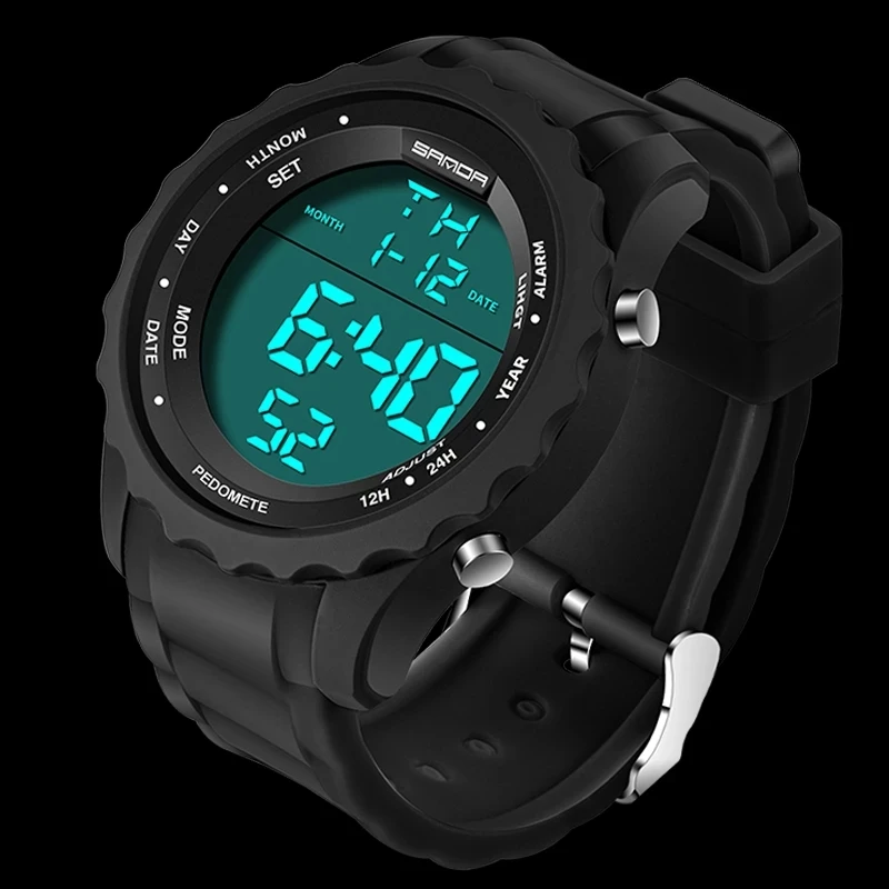 

Luxury Brand Mens Sports Watches Dive 30m Digital LED Military Watch Men Fashion Casual Electronics Wristwatches Hot Clock