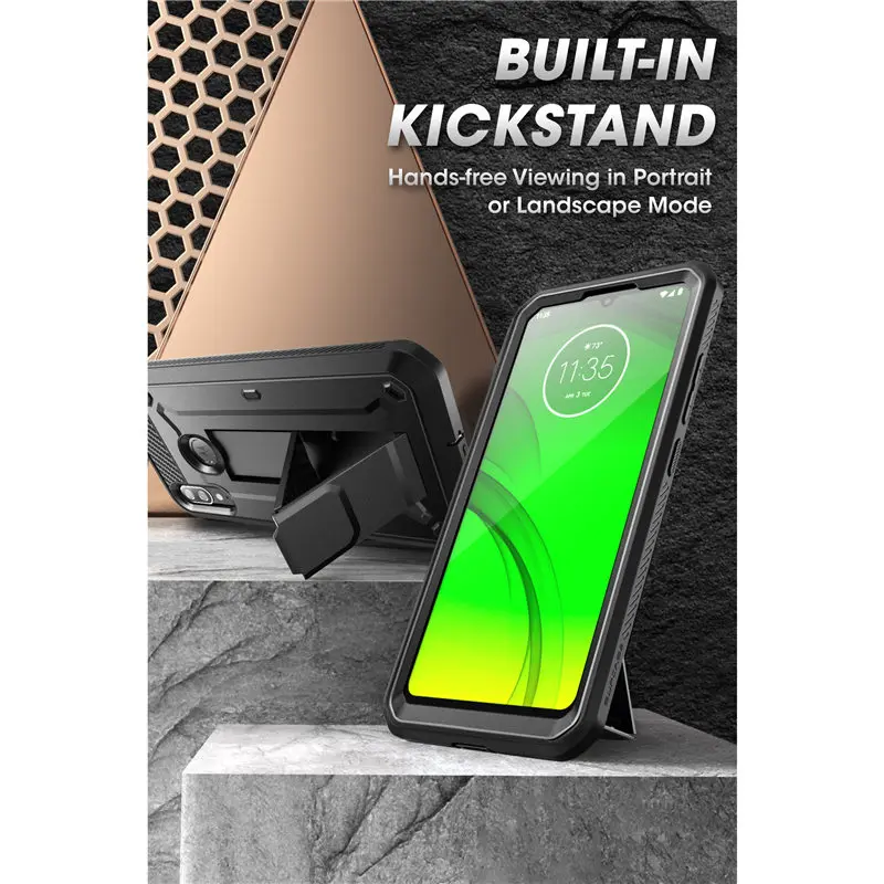 SUPCASE для Moto E6 Plus чехол( выпуск) UB Pro цельная прочная кобура защитный чехол для задней панели со встроенной защитной пленкой
