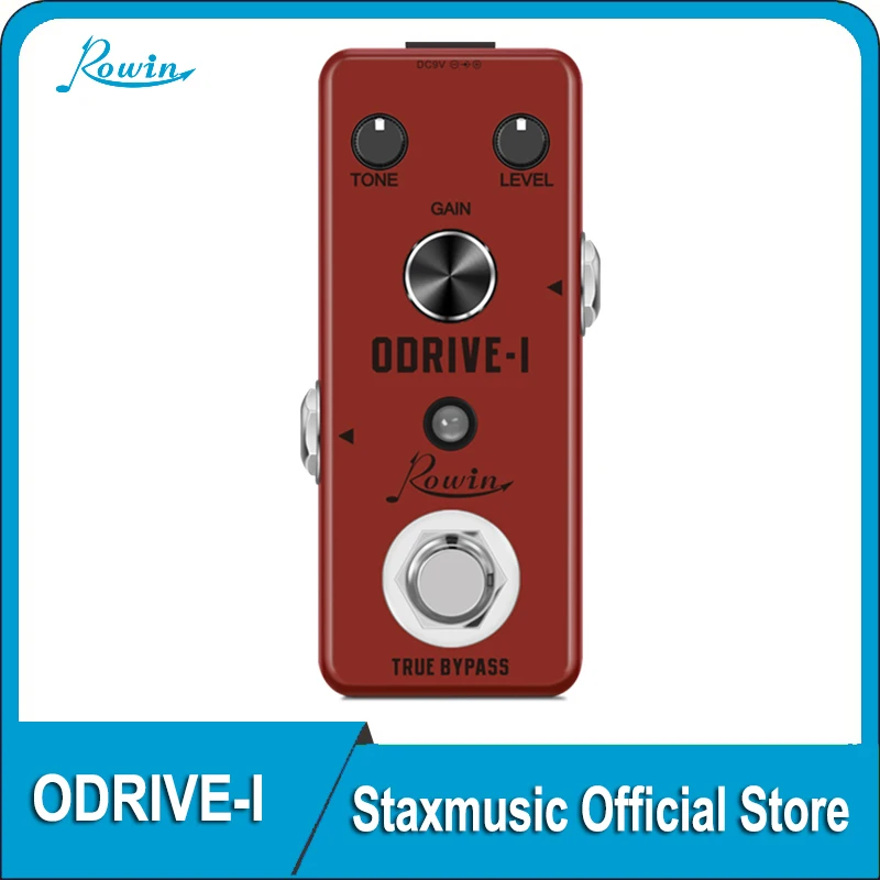 Rowin LEF-302A гитарные педали овердрайва аналоговые классические синие ODrive-1 эффектов