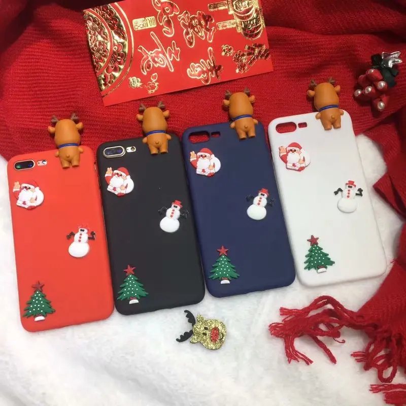 Рождество 3D чехол с принтом "Санта Клаус" для huawei P30 P20 P10 Lite Коврики 30 20 10 Pro 20X