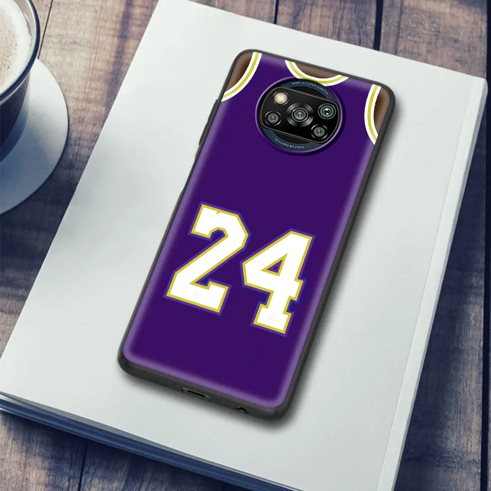 

Luxury Silicone Case Coque For Xiaomi Mi Poco X3 NFC M3 11 9T 10T Pro Note 10 Lite CC9 9 Basketball Number 23 Cover Fundas Capa