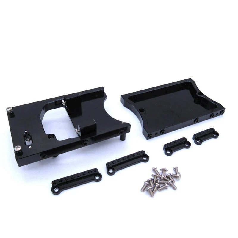 

Steering Servo Fixed Mount Bracket Beam for MN D90 D91 D96 MN90 MN99S & Front Bumper with Center Net Protection Armor