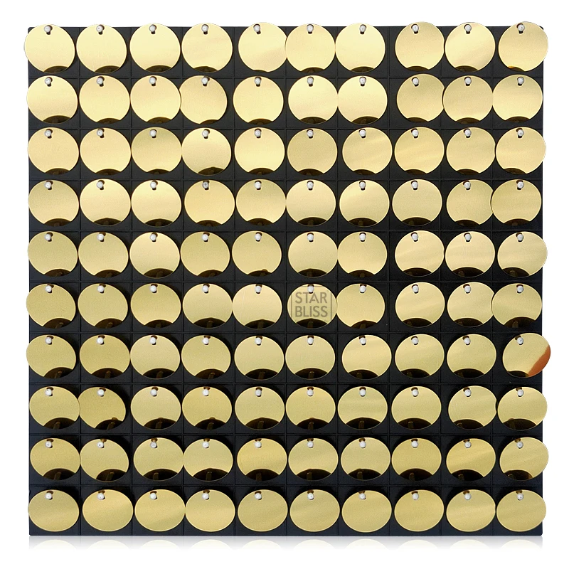 Фотообои золотого цвета с блестящими блестками 3D наклейки на стену | Дом и сад