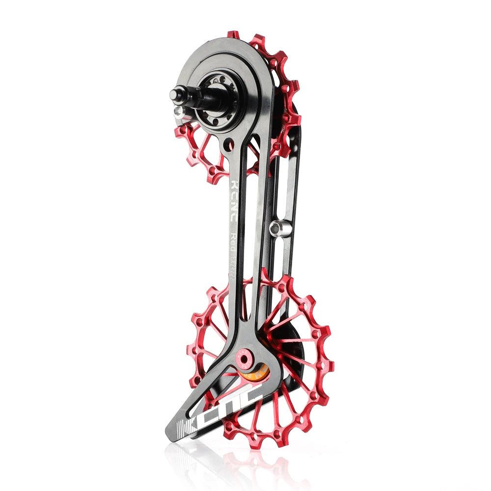 KCNC дорожный велосипед Большой шкив клетка OSPW для SRAM RED FORCE RIVAL APEX 10S 11S красный цвет
