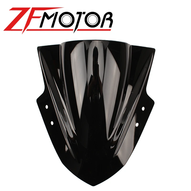 Для Kawasaki Ninja 300 R EX300 EX300R ex300 r 2013 2014 2015 2016 2017 Черный лобовое стекло с двойным