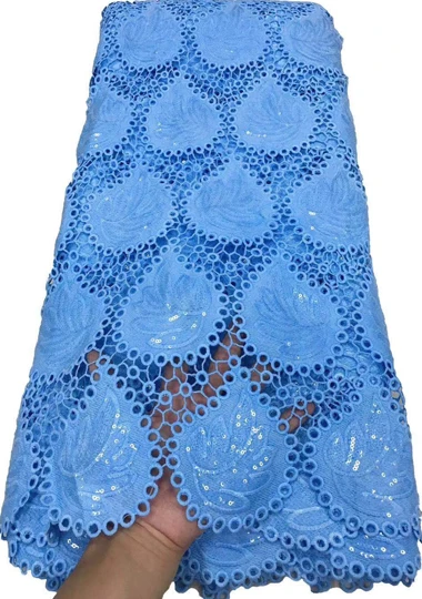 2020 с блестками новый дизайн Африканский молочный шелк шнур кружево гипюр