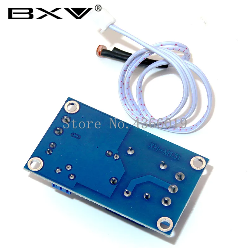 XH-M131 DC 5 В/12 В переключатель управления светом реле фоторезистора модуль датчика обнаружения 10A яркость автоматический модуль управления