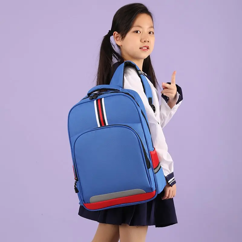 

SPS Child School Backpacks for 1 to 6 Grade Kids Light Soft Nylon Boys Girls Book Bag