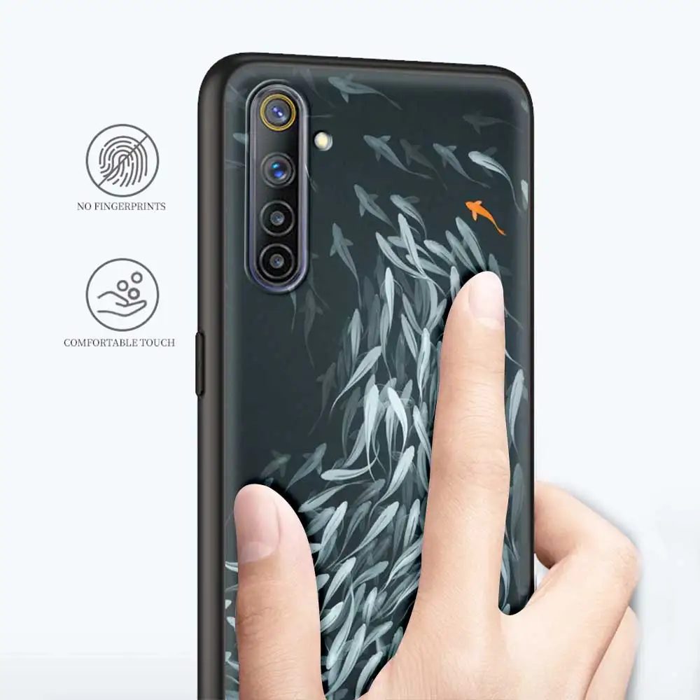 Чехол для телефона с изображением рыбы акулы Кита Realme GT Neo 8 7 6 5 Pro V15 V13 C25 C21 C20 C15 X50 X7