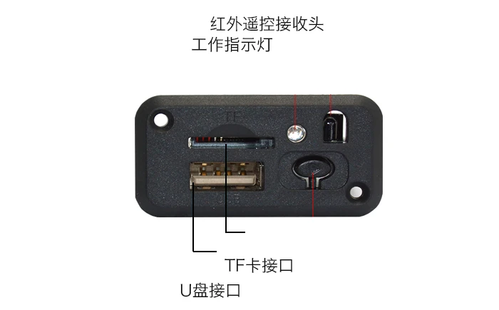 Автомобильный USB аудио TF FM радиомодуль беспроводной Bluetooth 5 в 12 В MP3 WMA декодер