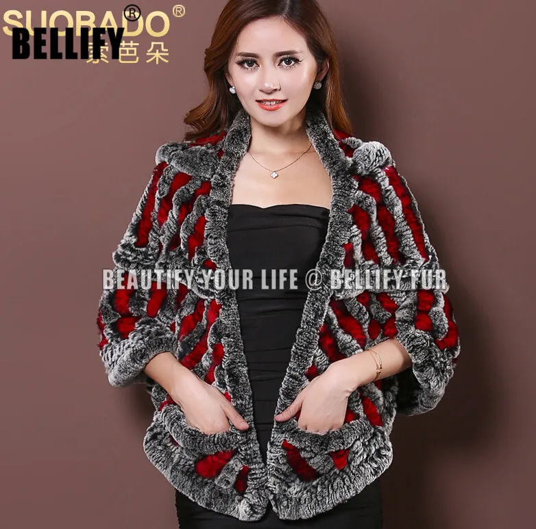 Европейский роскошный дизайнерский меховой шарф женский натуральный мех