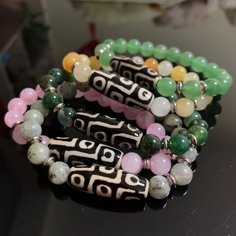 Женские браслеты из агата и Будды Исцеляющие натуральные тибетские с