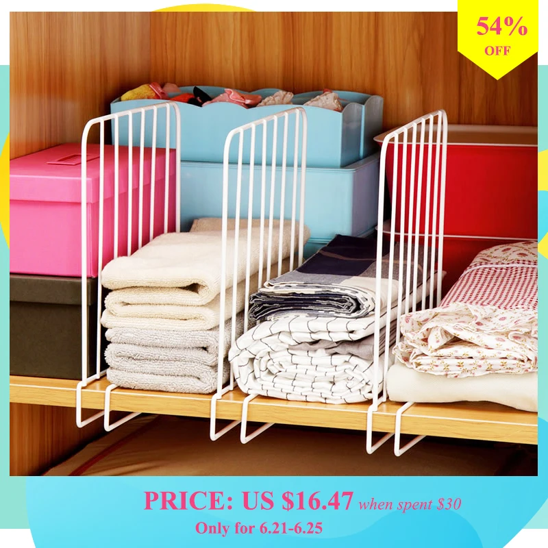 ORZ шкаф Органайзер разделители полка Экономия пространства разделитель полки