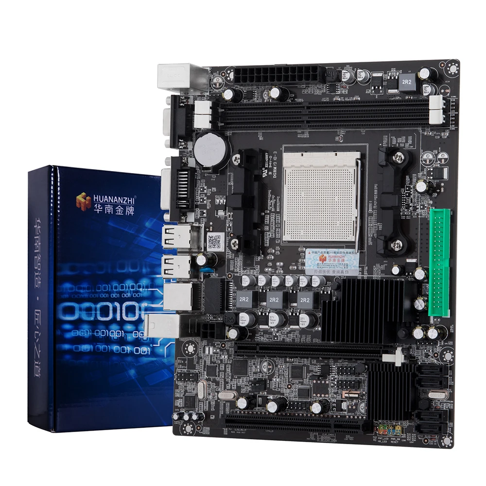 

Новая материнская плата HUANANZHI A78, двойные каналы DRR3 16G USB 2,0 SATA 2,0, десктопная материнская плата для процессоров AMD AM3