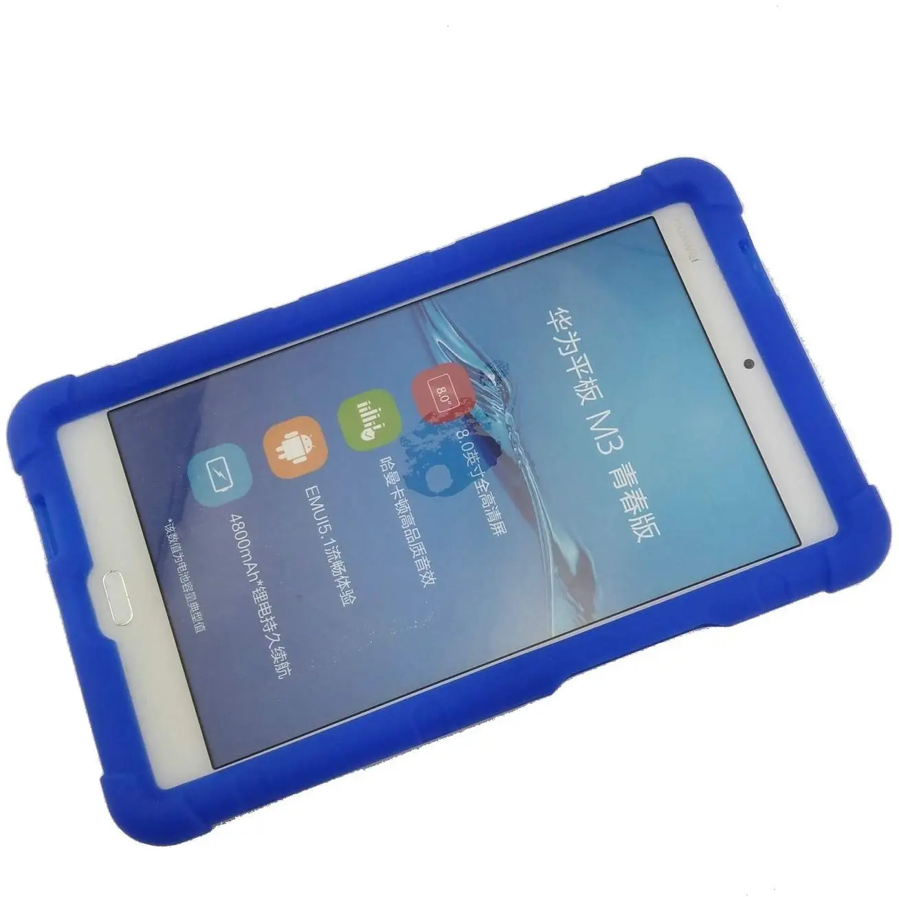 Силиконовый прочный чехол для huawei M3 Lite 8, чехол CPN-L09, детский чехол для M3 8,0 CPN-W09, чехол-бампер