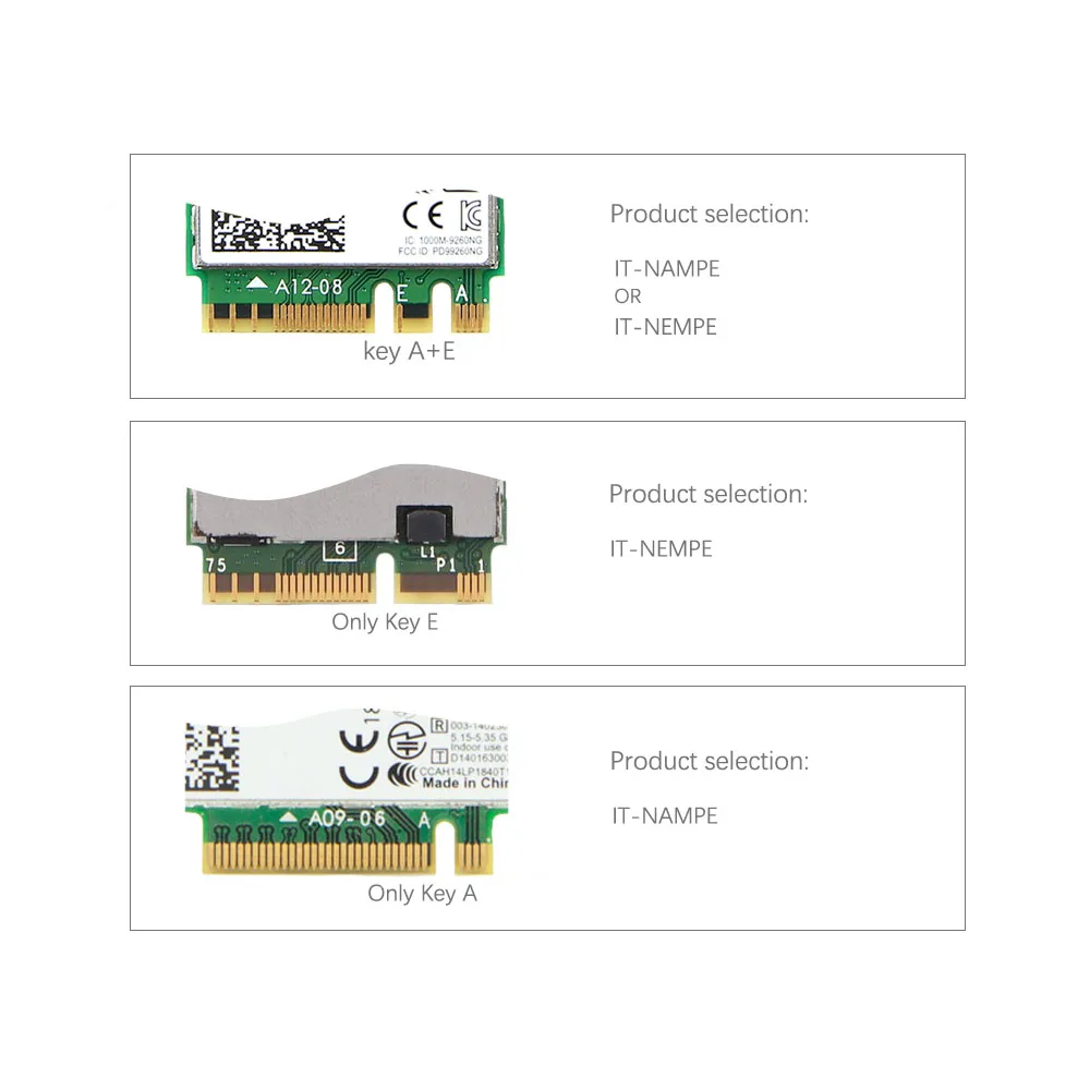Адаптер NGFF M.2 для Intel AX200 8265 7260 8260 9260 3165|Сетевые карты| |