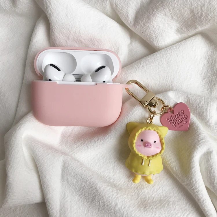 Розовый силиконовый чехол для apple Airpods Pro Bluetooth airpod 3 Air Pods аксессуары наушников